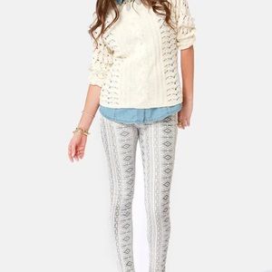 BB Dakota by Jack Siza Tribal Print Skinny Pants